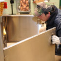 mold inspection beneath the sink